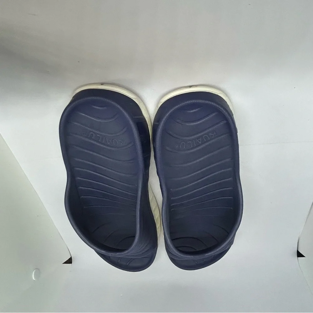 Kuaila Navy Blue‎ Slide Sandals US10